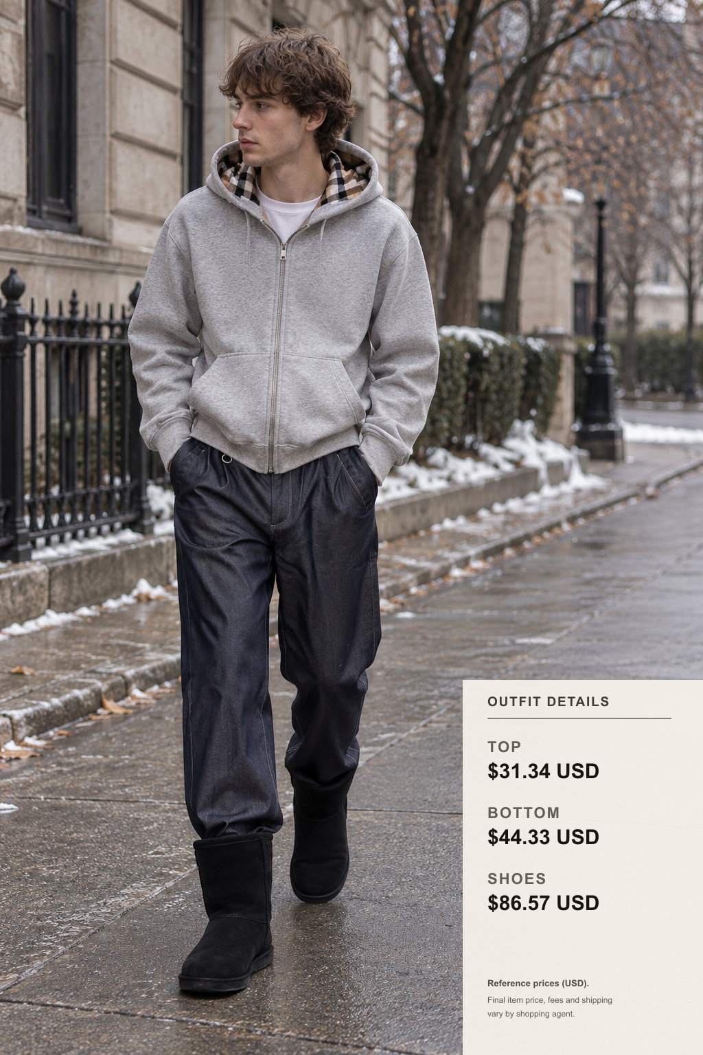 Corteiz Hoodie: 3 Fall-Winter Outfit Ideas outfit 2 full-body street style for fashionreps