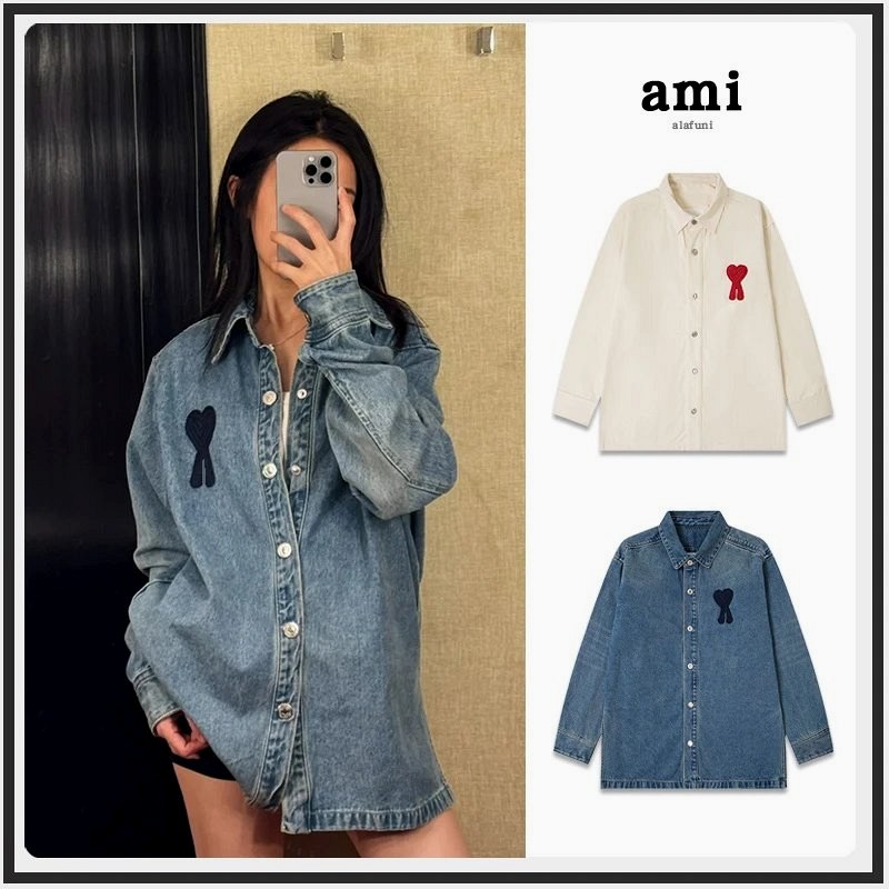 Ami Paris Heart-Embroidered Denim Jacket Review: An Ergonomics Pass on the $45.97 Trucker
