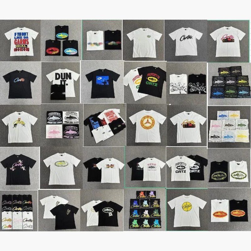 Corteiz Graphic Print Multicolor T-Shirt Collection Review: $4.93 Loose Crew-Neck Tee Tested