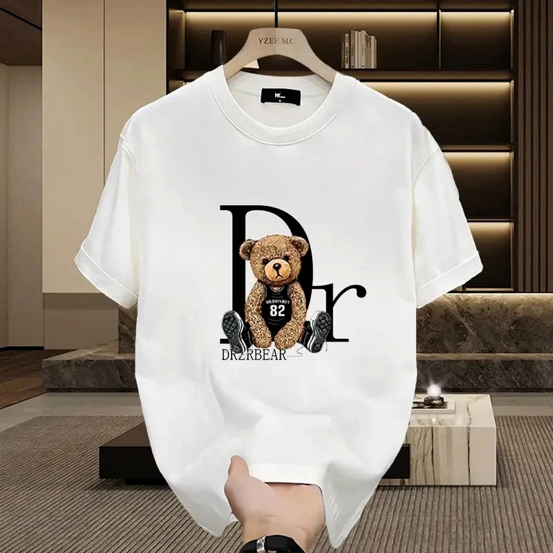 Dior Bear Graphic White T-Shirt Review: Loose Cotton Crewneck, Tested