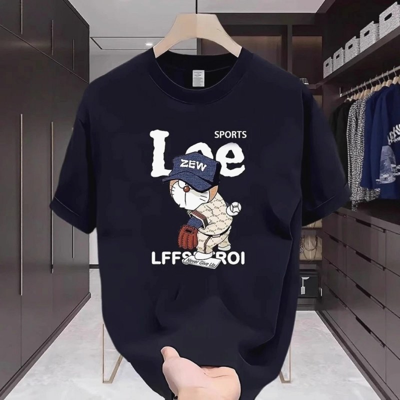 Lee Black Graphic Tee Review: 250g vs 200g Cotton, S–5XL