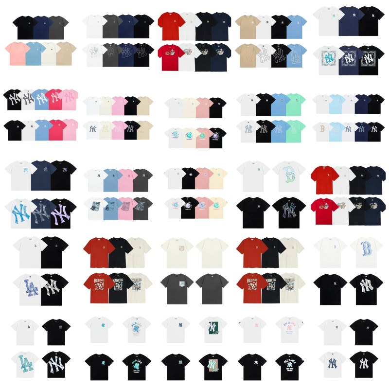 MLB Multi-Color T-Shirt Collection: 40+ Review — 100% Cotton, 40-Plus Colorways