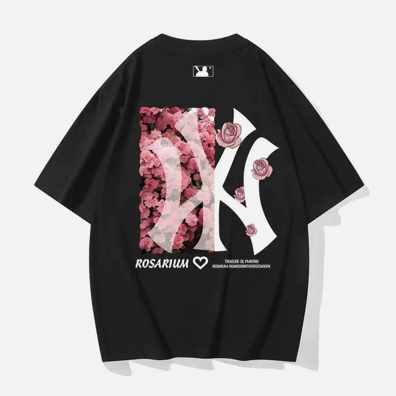 MLB Rose Black T-Shirt Review: A Featherweight Floral Graphic Tee Built for Hot-Weather Layering