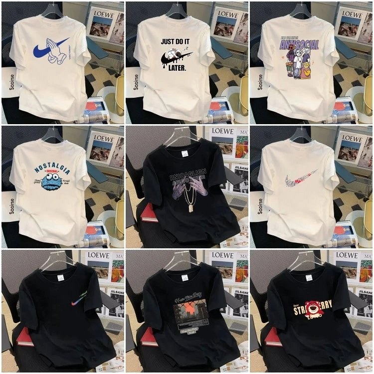 Nike Classic Logo Printed T-Shirt Test: 30 Druckvarianten, eine lockerer Schnitt