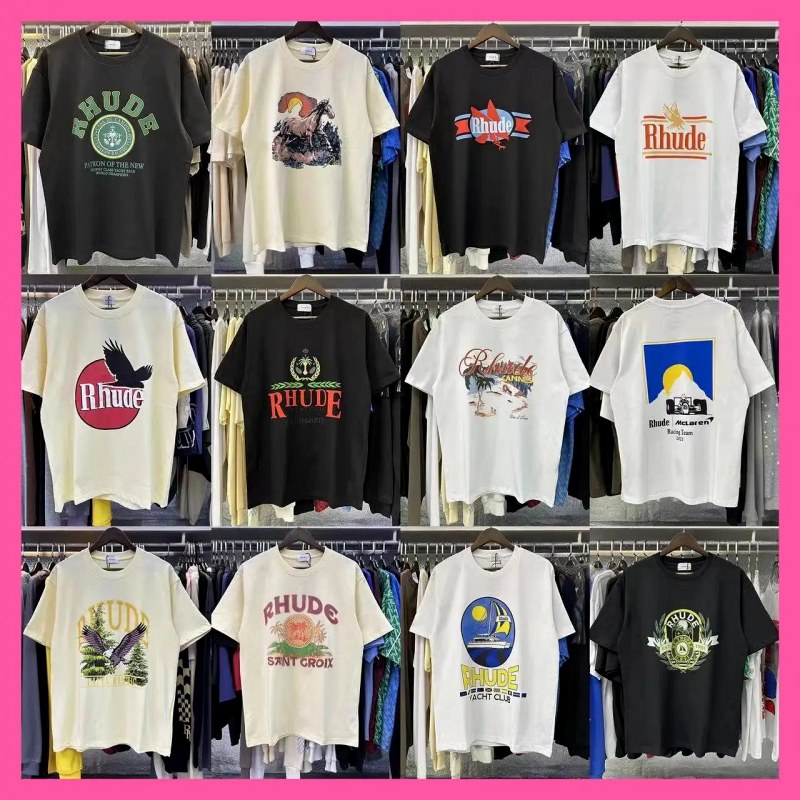 Rhude Streetwear T-Shirt Collection Review: 220g Long-Staple Cotton Tees, Tested Two Weeks